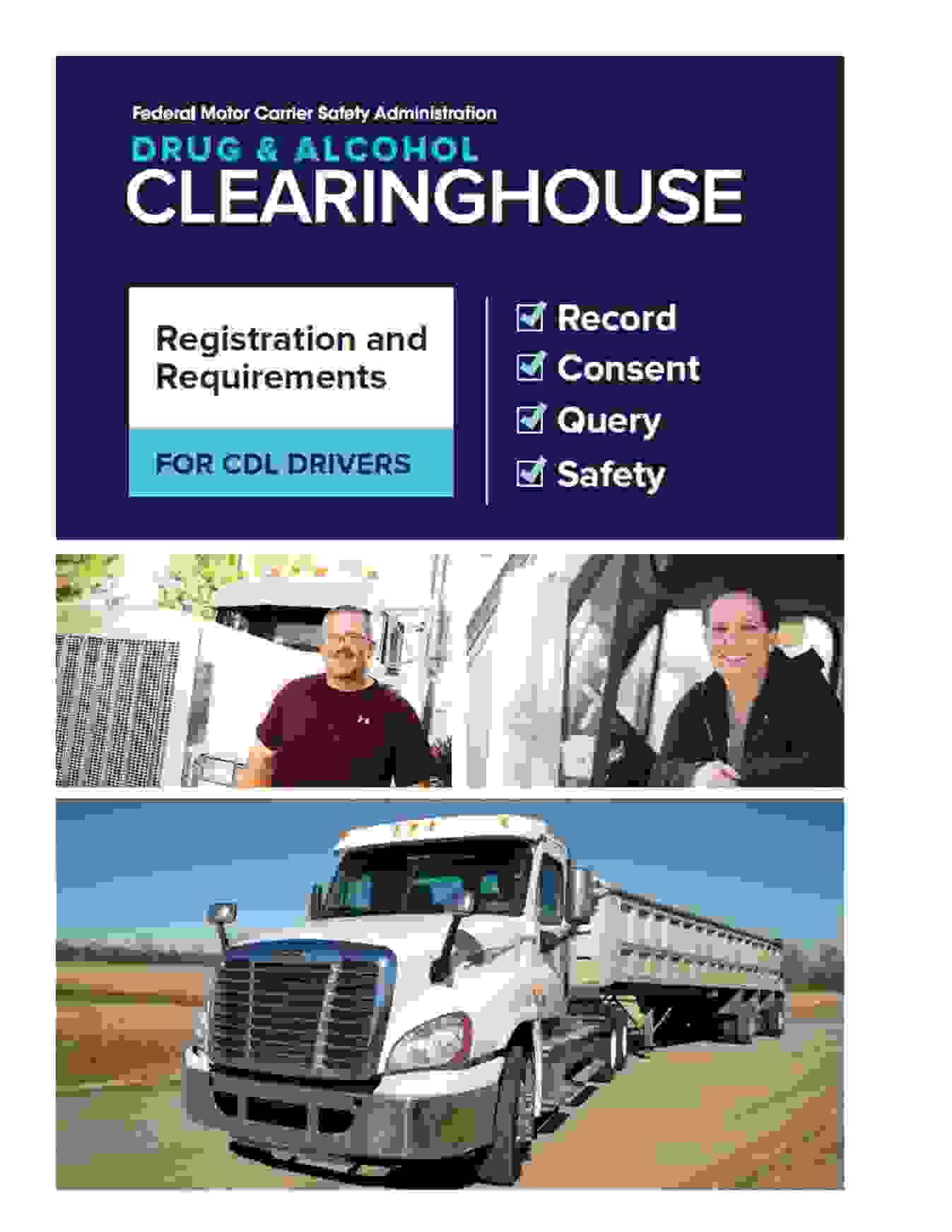 FMCSA Clearinghouse brochure page 1