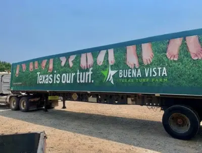 Fresh-cut turf proof from a family-run farm that customers can count on.