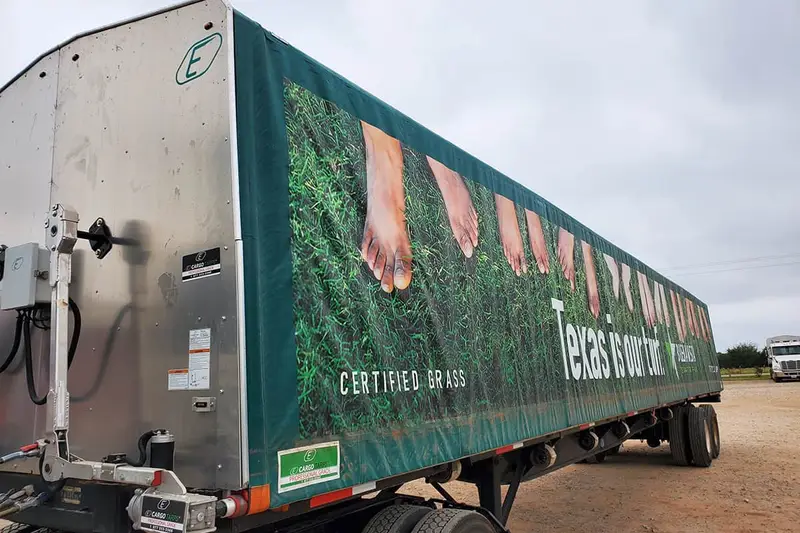 Buena Vista Turf trailer and field operations